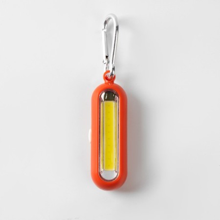 Flashlight, 100 lm, Cob, 1 aaa, 3 modes, with carbine, 8 x 2.5 x 2 cm, mix-1