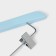 Shoulders - Ladoom hangers, 3 pcs, children, with clamps, 31.5 × 21.5 cm, blue color