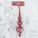 Tips "White Strips" 6.5x30 cm, white-red