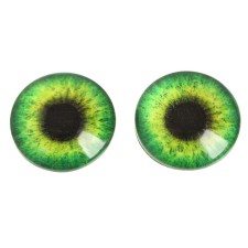 Eyes, set 14 pcs., D: 1.4 cm, thickness: 0.5 cm