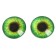 Eyes, set 14 pcs., D: 1.4 cm, thickness: 0.5 cm