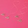 Straps silicone, fittings metal, 1 mm, 40 cm, steam, color transparent