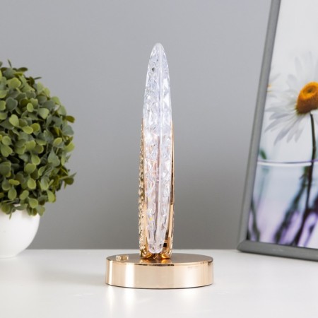 Table lamp sensory "Landis" LED 3W 3000-6000K USB AKB Dimmer gold 9.5x13.5x22 cm 102220-5
