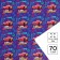 Glossy packaging paper "Happy Birthday", 60x90 cm, cars