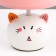 Board lamp "Kisa" E14 40W white-pink 17x17x27 cm Risalux