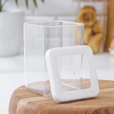 Container for bulk products "Step", 1 l, 10 × 10 × 14 cm, white color-7