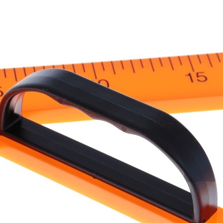 A triangle for a schoolboard, with a holder, rectangular, 45 °-6