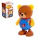 Toy "Happy Bear", works from batteries, dances, light and sound effects