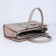 Bag Tout with zipper, external pocket, long belt, beige color