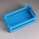 Wooden Kashpo 24.5 × 13.5 × 9 cm "Two Light", two -string, blue giving beautifully