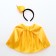 Carnival set "Tender pear" cape, rim