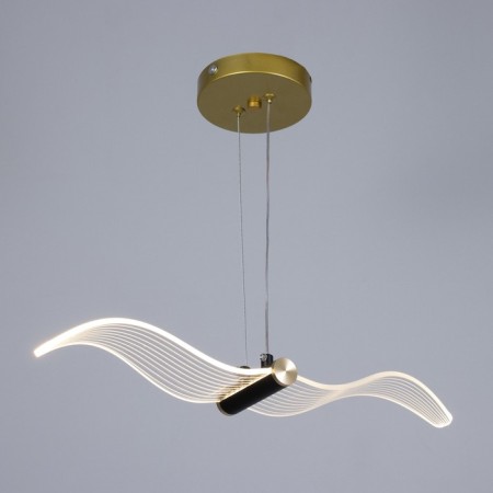 Light "Bird" LED 12W 3000-6000K gold 5x30x5cm-1