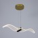 Light "Bird" LED 12W 3000-6000K gold 5x30x5cm