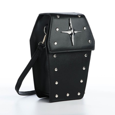 Youth bag on magnet, black color-1