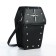Youth bag on magnet, black color