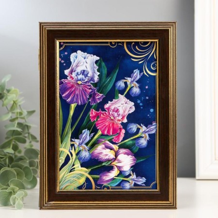 Key "Flowers" Wenge 15x21 cm-6