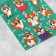 Paper stickers "Funny Corgi", with coloring on the back, 11 × 15.5 cm