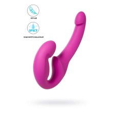 Безремневой страпон Fun Factory Share Lite, силикон, 23х4 см, цвет розовый
