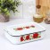 Metal container with a lid, 1.5 l, neckline Mix, white color