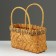 Wicker basket, 26 x 11 x h13/25 cm, honey, sequoia