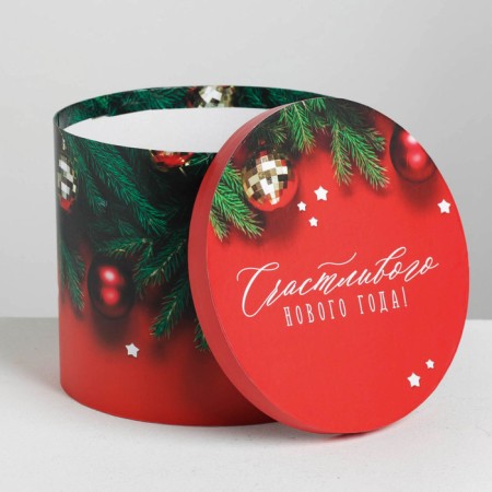 A set of gift boxes 5 in 1 "New Year's photo", 13 x 14–19.5 x 22 cm, New Year-8