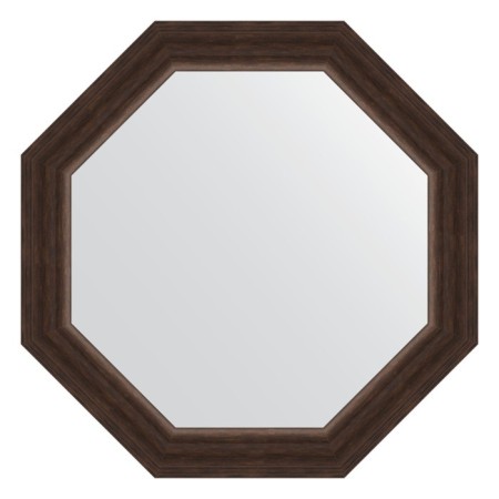 Mirror in the baguette frame, rosewood 62 mm, 56x56 cm
