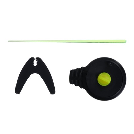 Winter fishing rod "balalaika" Us-1 whip polycarbonate, yellow color-5