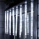 Garland "icicles rhyflated" 2.5 × 0.42 m, IP65, transparent thread, 288 LED, white glow with a drain effect, 12 V effect