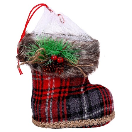 Candlest "Boot", Cage, Color Red-3