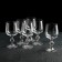 A set of glasses for the wine "Claudia", 230 ml, 6 pcs