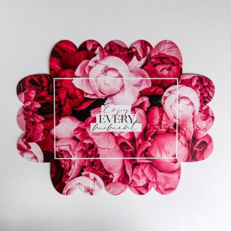 Cookie box, confectionery packaging with PVC lid, Enjoy EVERY MOMENT, 20 x 30 x 8 cm-4