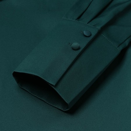Women's dress Minaku: Silk pleasure color green, rr 44-10