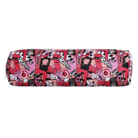 School Penal on the zipper Calligrata "Comic", pink-1