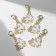 Charm "Unicorn" luxurious, color in gold