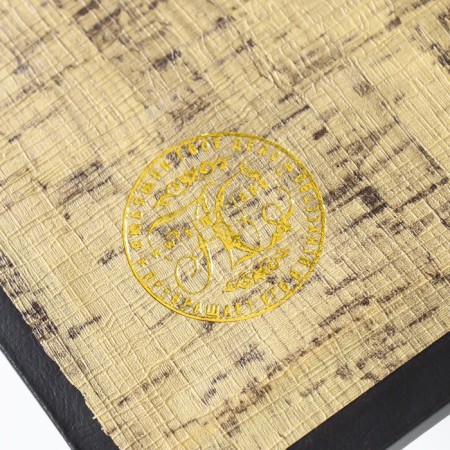 Safe-book wood to leatherette, mirror "Geometry" 24x16x5 cm-6