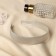 Hair cap "Emma" stripes, 2.5 cm, silver gold