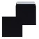 Postal envelope 160 x 160 mm, without telling, without a window, a tear -off tape, 120 g/m, black