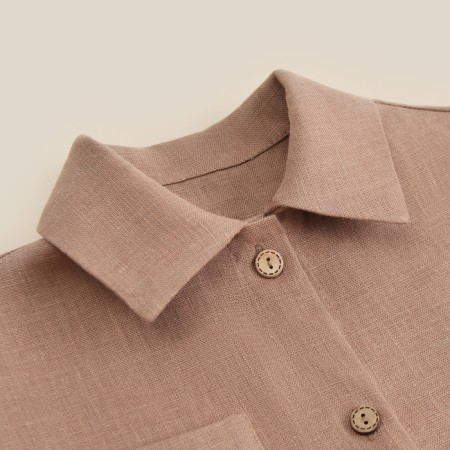 DECHIPARY HOME (shirt and trousers) SL Home P 36 (134-140), coffee-7