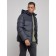 Sports male winter, size 60, dark blue color