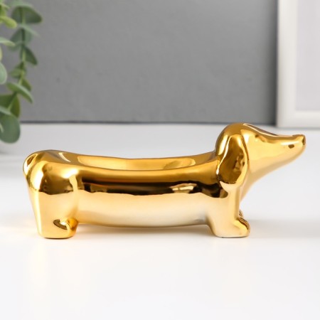 Souvenir ceramics stand for the Golden Dachshund Ring 4.5x15x5.5 cm-1