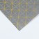 Scrapbooking paper bilateral "Versailles and rhombus gold" density 180 g 15.5x17 cm