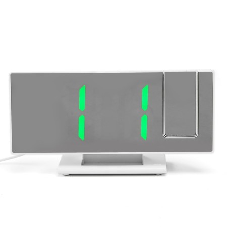 Clock - Electronic desk an alarm clock with a projection on the ceiling, thermometer, calendar, USB 9197734-3