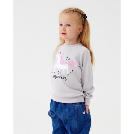 Свитшот для девочки KAFTAN "Unicorn", размер 34 (122-128)-3