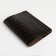 Cover for passport, Textura, brown color