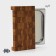 Board cutting end magistro, oak, with metallic gastrointestinal capacity, 30.5 × 16.5 × 5 cm, in a craft box