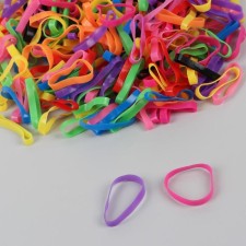 A set of hairdressers to create a hairstyle, d = 2.5 cm, 50 g, color colorful color