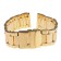 Solomon watch strap, 24 mm, L-18.5 cm, metal, golden