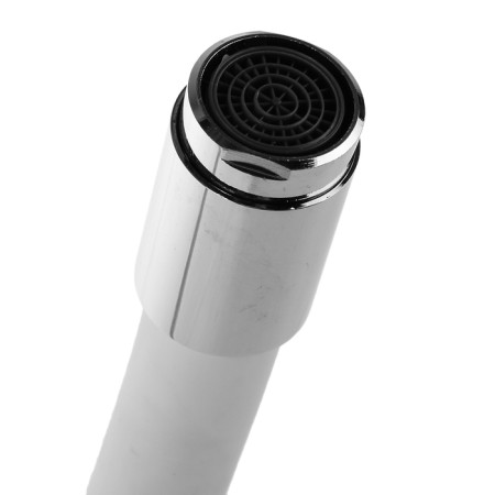 Accoona A4883G kitchen mixer, two -wound, silicone spout, silumin, white/chrome-2