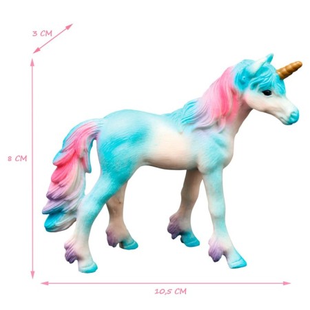 Figure "World of Fantasy: Blue Foal of Sentinated with a Color mane"-2