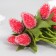 Decor for creativity "Strawberries in Sahara" Berry 1.5x2 cm